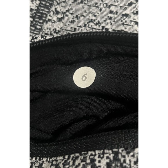 Lululemon Women's Pace Rival Crop 23" Legging Heather Black Sz 6 Leg Pockets EUC - Picture 7 of 7